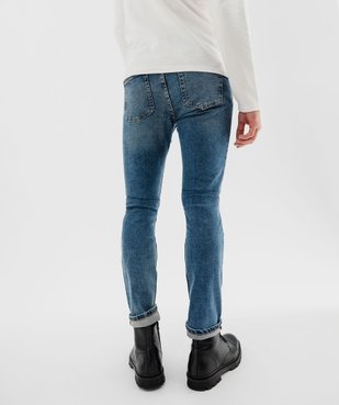 Jean slim pour homme vue2 - GEMO (HOMME) - GEMO