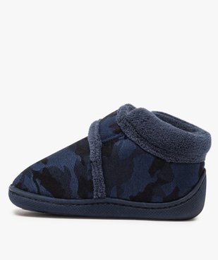 Chaussons bébé avec col en polaire – Isotoner vue3 - ISOTONER - GEMO