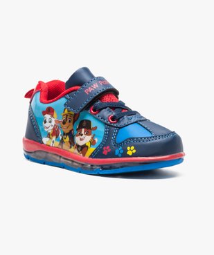 Baskets multicolores avec semelle clignotante - Pat Patrouille vue2 - PAT PATROUILLE - GEMO