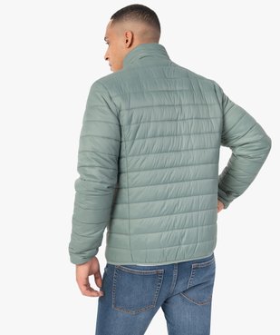 Doudoune homme à col montant matelassage léger vue3 - GEMO (HOMME) - GEMO