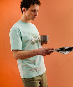 Pyjashort en jersey de coton imprimé homme - Roadsign vue7 - ROADSIGN G4G - GEMO