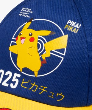 Casquette garçon bicolore imprimé Pikachu - Pokémon vue2 - POKEMON - GEMO