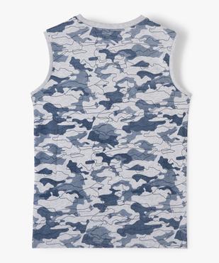 Débardeur garçon à motif camouflage vue3 - GEMO (JUNIOR) - GEMO