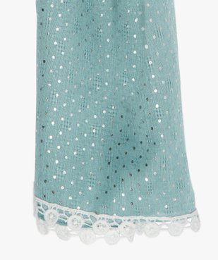 Foulard fille texturé à pois argentés vue2 - GEMO (ENFANT) - GEMO