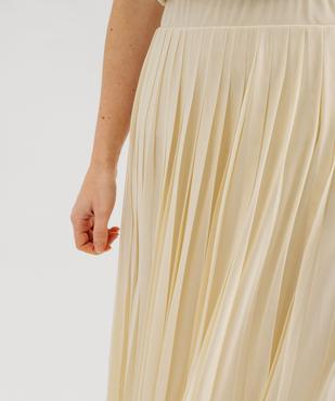 Jupe plissée en maille résille fluide femme vue2 - GEMO(FEMME PAP) - GEMO