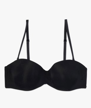 Soutien-gorge bandeau en microfibre avec bretelles muti-positions vue4 - GEMO(HOMWR FEM) - GEMO