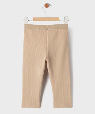 Legging en maille côtelée à doublure chaude bébé file - LuluCastagnette vue4 - LULUCASTAGNETTE - GEMO