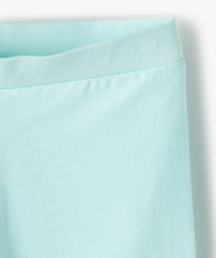 Short fille en maille extensible façon leggings vue3 - GEMO (ENFANT) - GEMO
