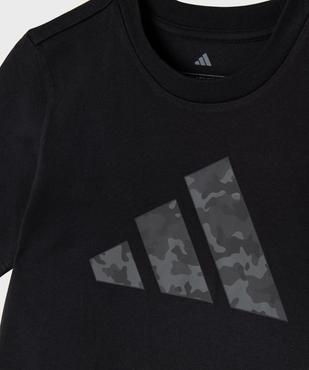 Tee-shirt manches courtes en coton avec logo camo garçon - Adidas vue2 - ADIDAS - GEMO