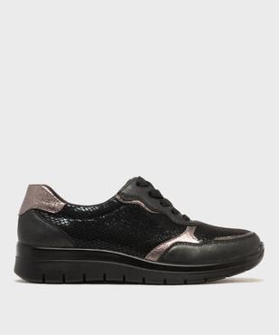 Baskets confort à lacets élastiques et semelle à mémoire de forme femme - g'flex vue2 - G'FLEX - GEMO