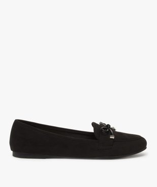 Mocassins femme à talon plat et nœud sur le dessus vue1 - GEMO (CASUAL) - GEMO