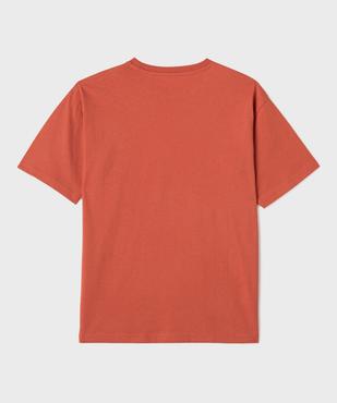 Tee-shirt manches courtes coupe oversize avec inscription garçon vue3 - GEMO 4G GARCON - GEMO