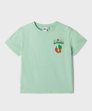Tee-shirt manches courtes motif poitrine et dos garçon - Grow a Garden vue1 - GROW A GARDEN - GEMO