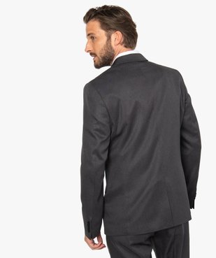 Veste de costume homme unie effet légèrement satiné vue3 - GEMO (HOMME) - GEMO