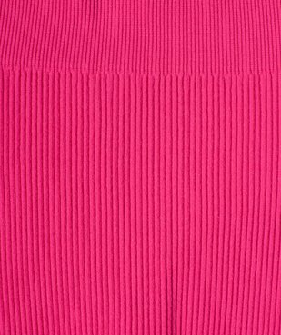 Legging de sport long en maille côtelée sans coutures fille vue2 - GEMO (ENFANT) - GEMO