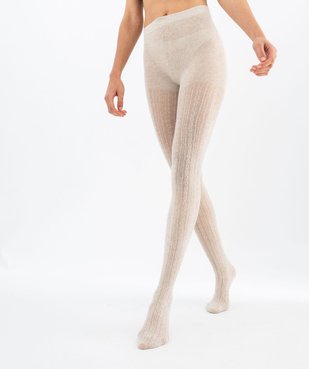 Collants épais fantaisie femme vue1 - GEMO(HOMWR FEM) - GEMO