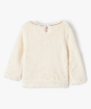 Sweat fille en maille peluche motif Minnie brillant - Disney vue3 - MINNIE - GEMO