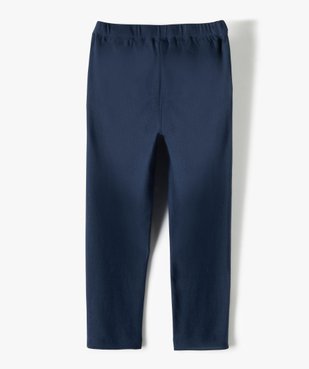 Pantalon fille en maille extensible avec liserés pailletés - Lulu Castagnette vue4 - LULUCASTAGNETTE - GEMO