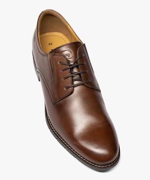 Derby dessus cuir homme - Pierre Cardin vue5 - PIERRE CARDIN DIFFUSION - GEMO