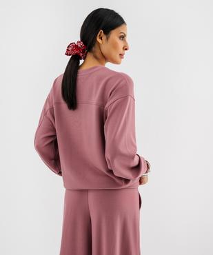 Sweat en modal souple et doux femme vue3 - GEMO 4G FEMME - GEMO
