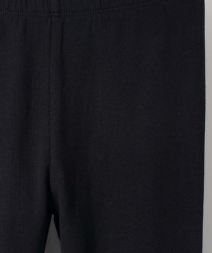 Legging long uni en coton stretch fille vue2 - GEMO (ENFANT) - GEMO