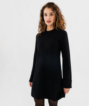 Robe pull coupe évasée femme vue1 - GEMO(FEMME PAP) - GEMO