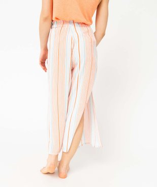 Bas de pyjama femme léger et imprimé vue3 - GEMO(HOMWR FEM) - GEMO