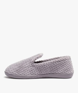 Chaussons femme forme charentaise - Isotoner vue3 - ISOTONER - GEMO