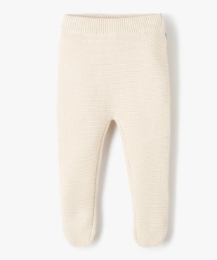 Pantalon bébé à pieds en maille tricotée - LuluCastagnette vue1 - LULUCASTAGNETTE - GEMO