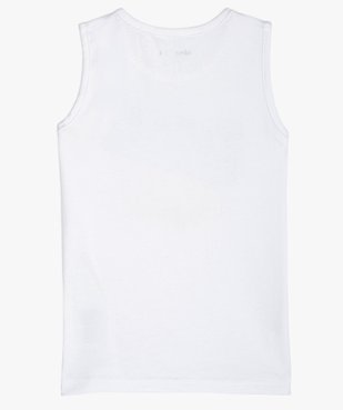 Débardeur garçon avec inscription multicolore en relief vue3 - GEMO (ENFANT) - GEMO