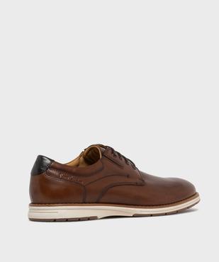 Derbies dessus cuir à semelle sport homme - Pierre Cardin vue4 - PIERRE CARDIN D - GEMO