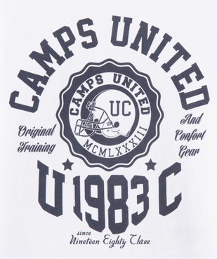 Tee-shirt garçon avec inscription XXL sur le buste - Camps United vue2 - CAMPS UNITED - GEMO