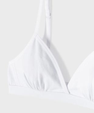 Soutien-gorge triangle à fines bretelles fille vue2 - GEMO 4G FILLE - GEMO