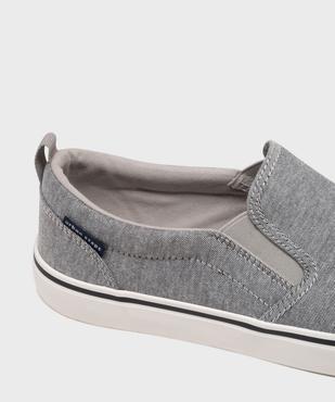Baskets en toile à enfiler style slippers homme - Urban Steps vue6 - URBAN STEPS GEMO FOR GOOD - GEMO