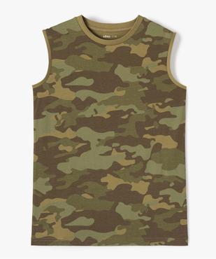 Débardeur garçon à motif camouflage vue1 - GEMO (JUNIOR) - GEMO