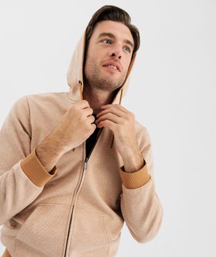 Sweat zippé à capuche homme vue8 - GEMO 4G HOMME - GEMO