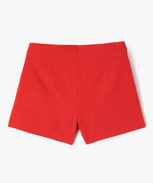Short à pinces fille - LuluCastagnette vue3 - LULU CASTAGNETTE GEMO FOR GOOD - GEMO