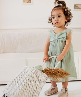 Robe sans manches en tulle bébé fille vue5 - GEMO(BEBE DEBT) - GEMO