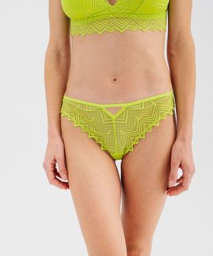 String en dentelle avec brides élastique femme vue1 - GEMO(HOMWR FEM) - GEMO