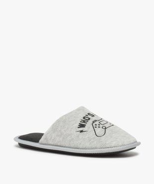 Chaussons garçon forme mule avec motif jeu vidéo vue2 - GEMO C4G GARCON - GEMO