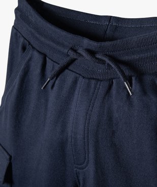 Bermuda garçon en maille avec poches à rabat vue2 - GEMO (ENFANT) - GEMO