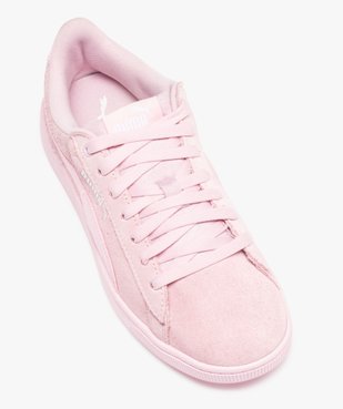 Baskets femme bicolores dessus cuir – Puma Vikky vue5 - PUMA - GEMO