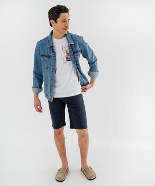 Tee-shirt manches courtes imprimé homme - Ashmolean Museum Oxford vue4 - HOKUSAI - GEMO