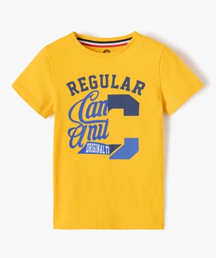 Tee-shirt garçon imprimé à manches courtes – Camps United vue2 - CAMPS UNITED - GEMO