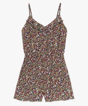 Combi-short femme imprimé à fines bretelles vue4 - GEMO(FEMME PAP) - GEMO