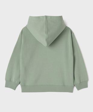 Sweat à capuche avec poche poitrine garçon vue3 - GEMO (ENFANT) - GEMO
