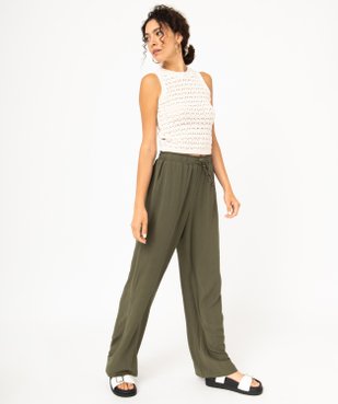 Blouse à bretelles et col V imprimée femme vue5 - GEMO(FEMME PAP) - GEMO