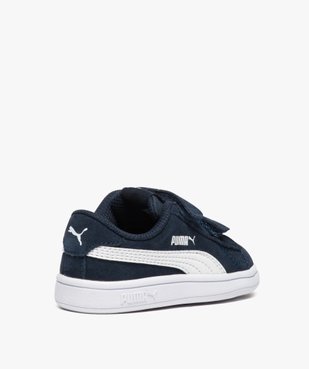 Basket bébé dessus cuir suédé à scratchs - Puma vue4 - PUMA - GEMO
