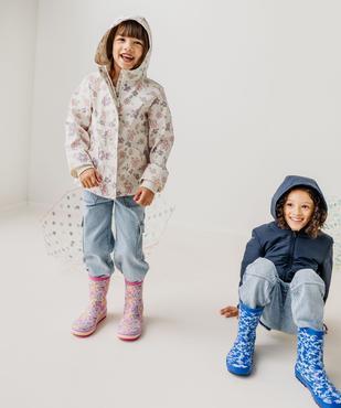 Imperméable à capuche à motifs fleuris fille vue11 - GEMO (ENFANT) - GEMO