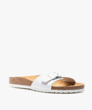 Mules femme à large bride et semelle intérieure cuir vue2 - GEMO (CASUAL) - GEMO
